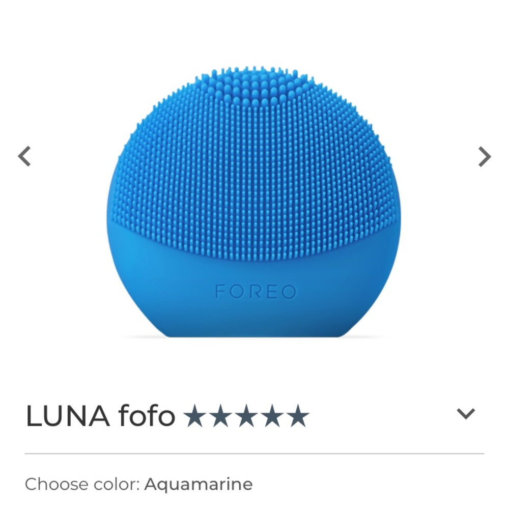 Foreo Luna fofo smart beauty coach/cleansing brush